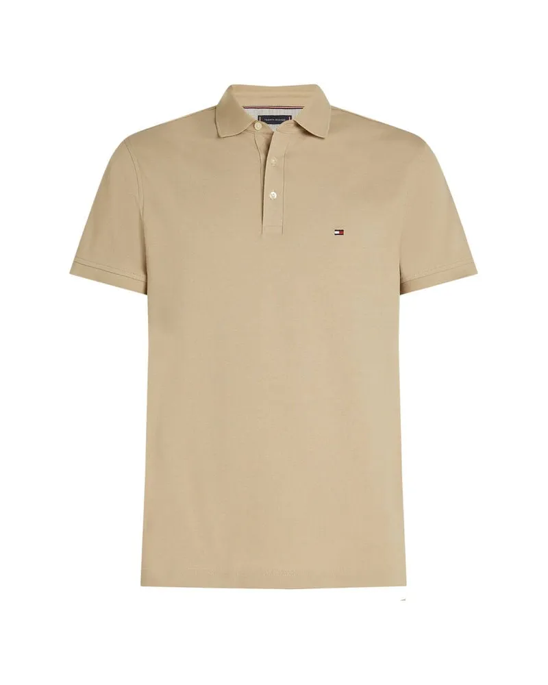 Tommy Hilfiger Herren Poloshirt THE 1985 Slim Fit Beige