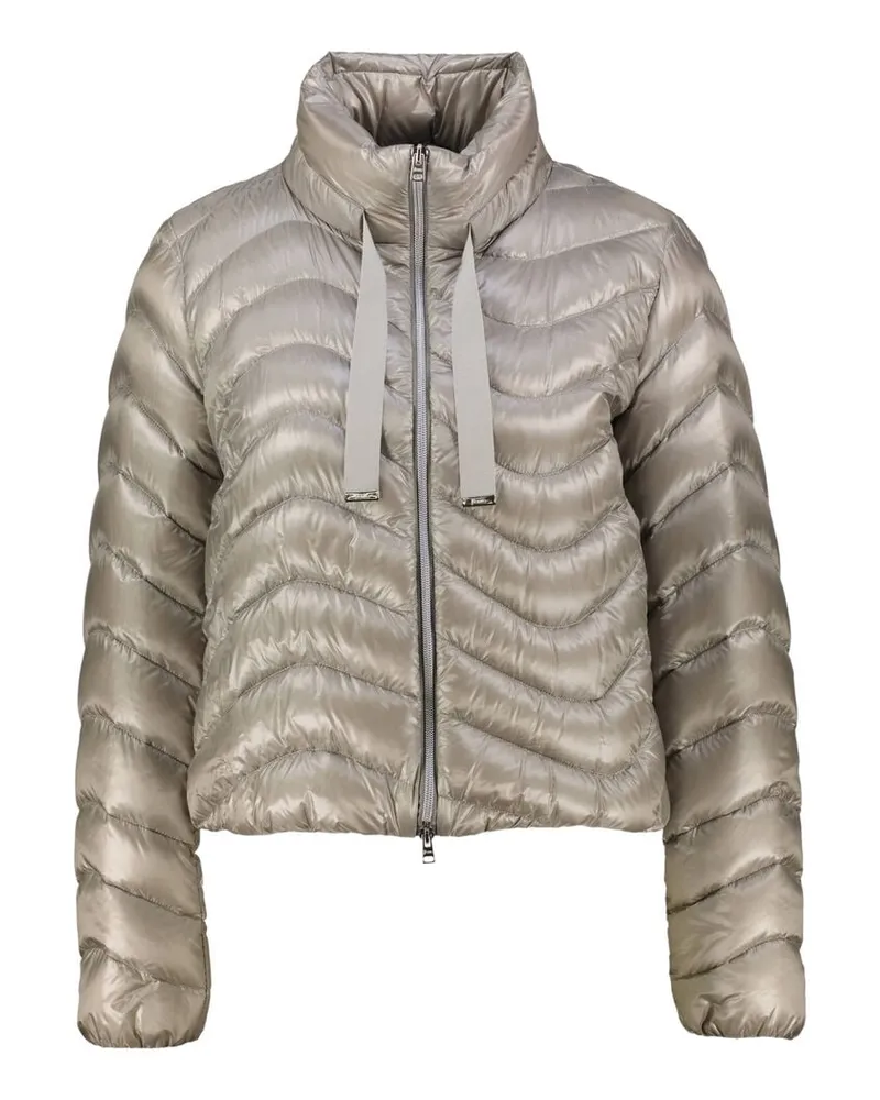 Herno Damen Daunenjacke aus Nylon Ultralight Grau