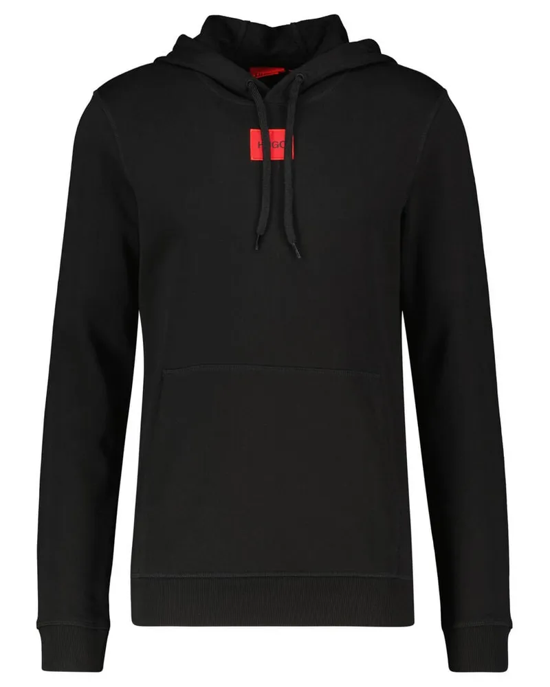 HUGO BOSS Herren Sweashirt mit Kapuze DARATSCHI214 Schwarz