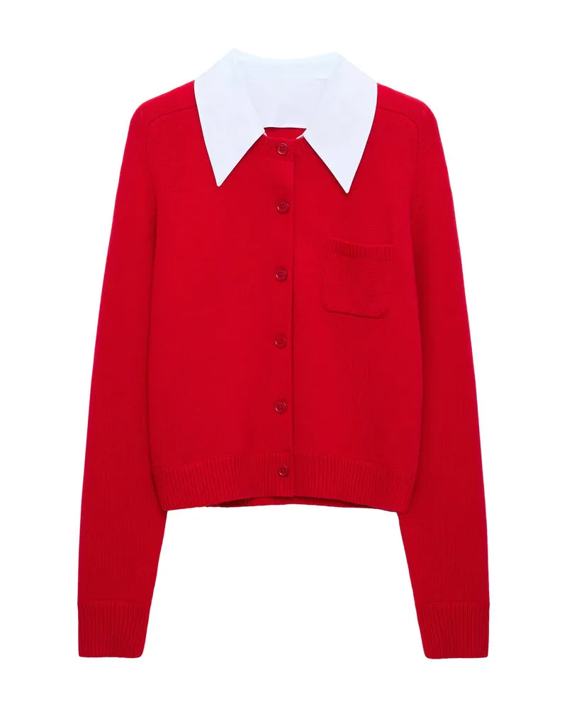 Dorothee Schumacher Damen Cardigan ELEGANT STATEMENTS Rot