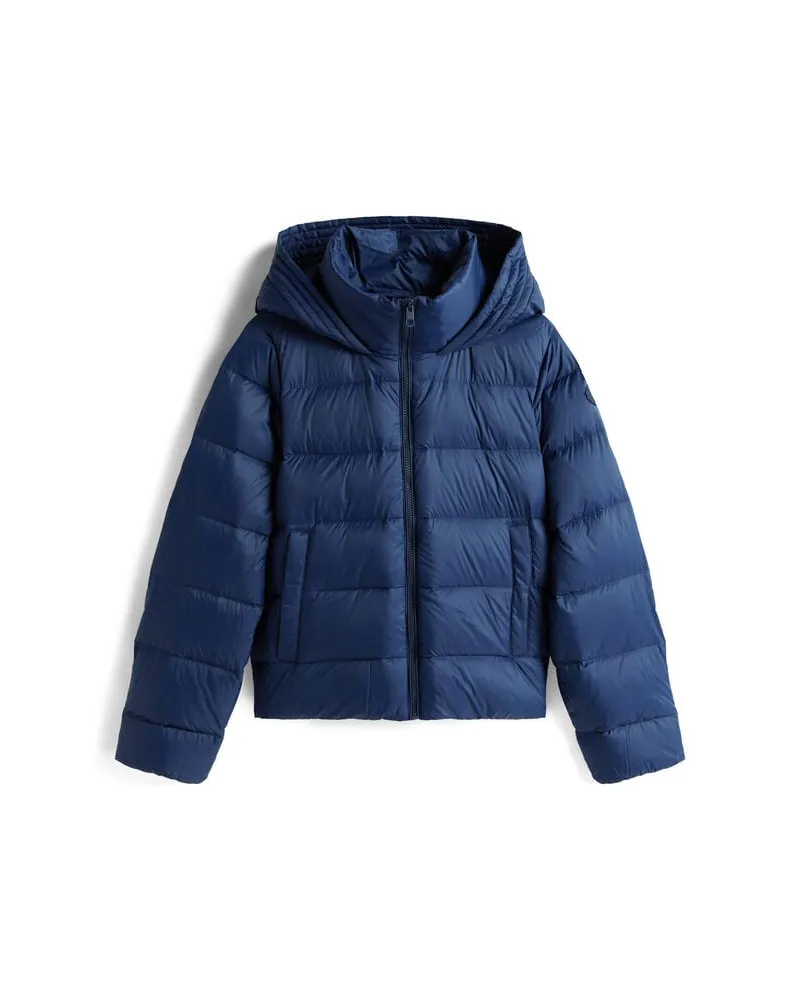 Tommy Hilfiger Damen Daunenjacke wasserabweisend Regular Fit Indigo