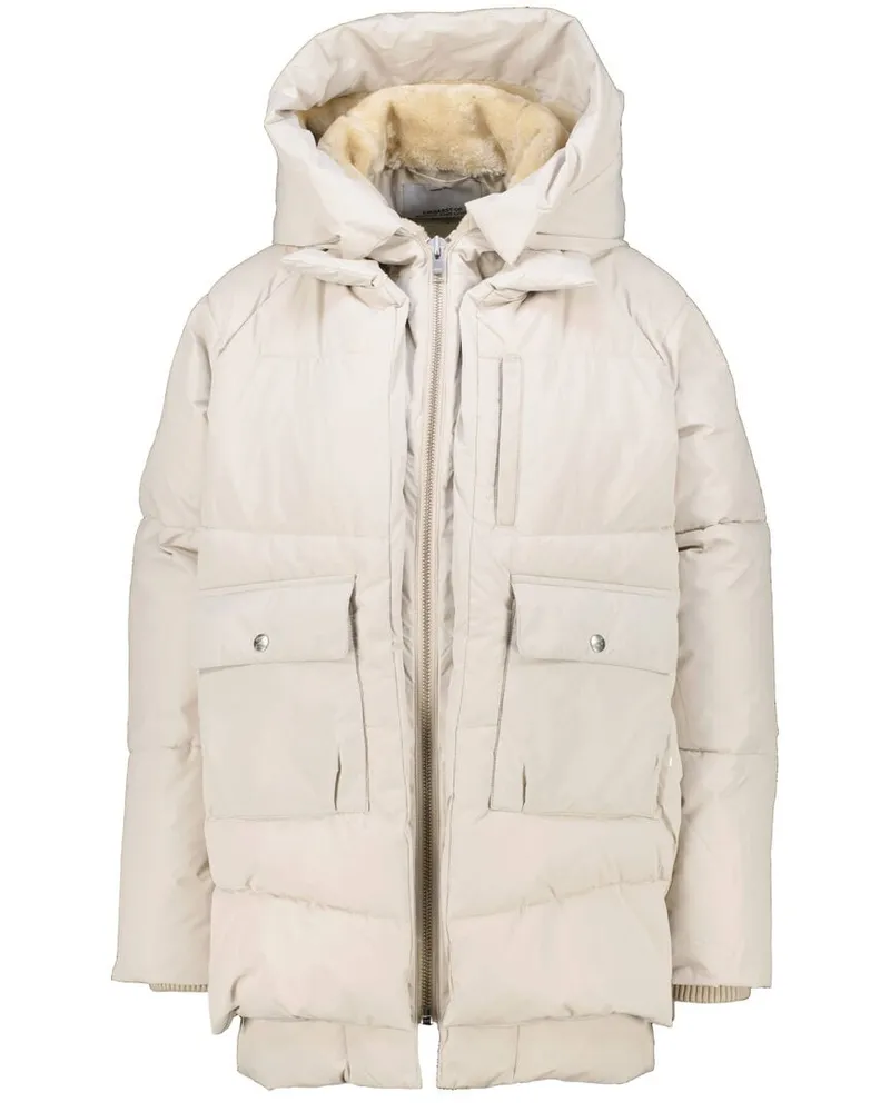 Embassy of Bricks and Logs Damen Pufferjacke LYNDON Relaxed Fit Beige