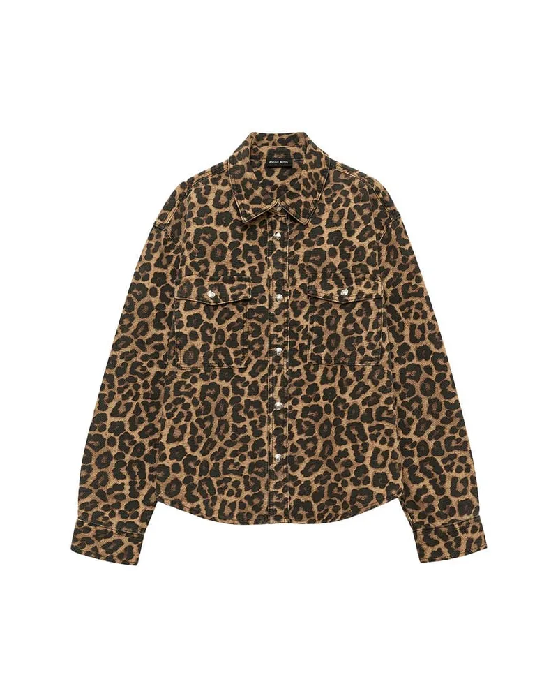 Anine Bing Damen Bluse PAXTON Braun