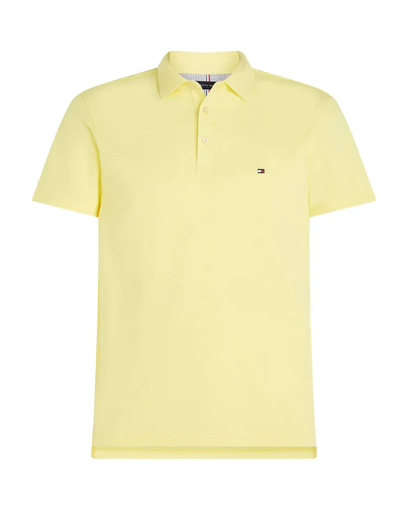Tommy Hilfiger Herren Poloshirt THE 1985 Slim Fit Hellgelb