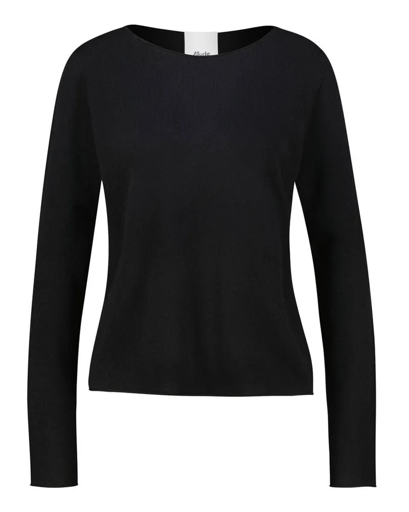 ALLUDE Damen Pullover aus Kaschmir Schwarz
