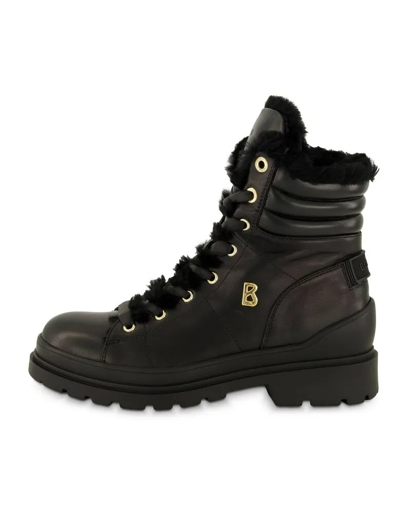 Bogner Damen Schnürboots aus Leder ST. MORITZ Schwarz