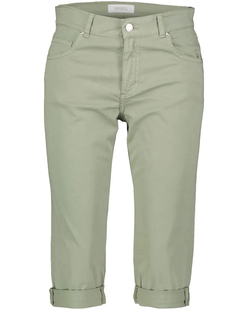 ANGELS  Damen Caprihose CAPRI TU Slim Fit Grün