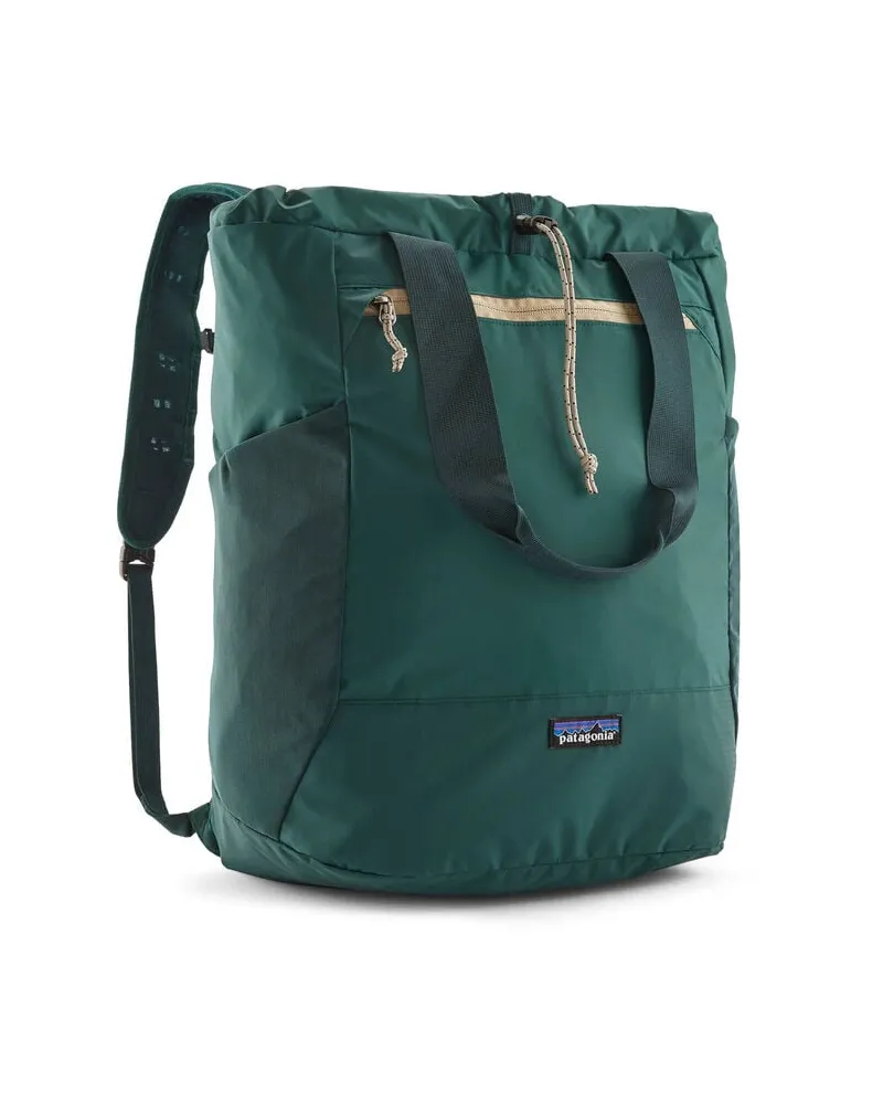 Patagonia Schultertasche TERRAVIA TOTE PACK 24L Dunkelgrün