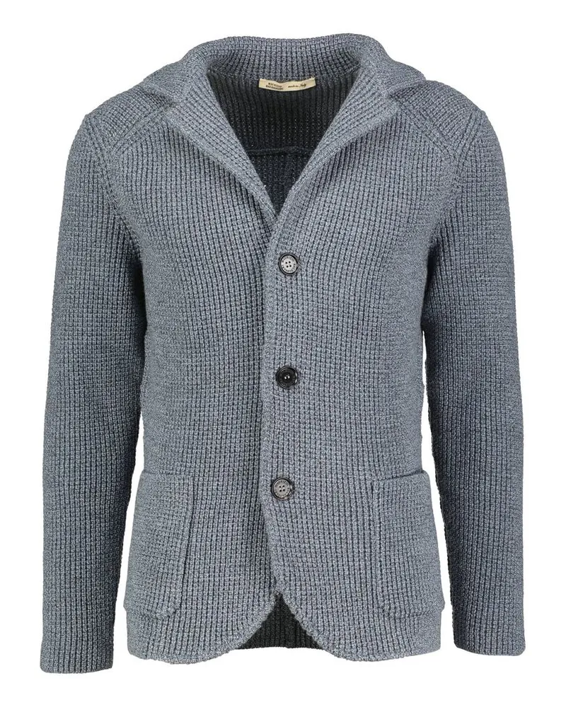 Maurizio Baldassari Herren Strickjacke aus Wolle BRENTA SWACKET Grau