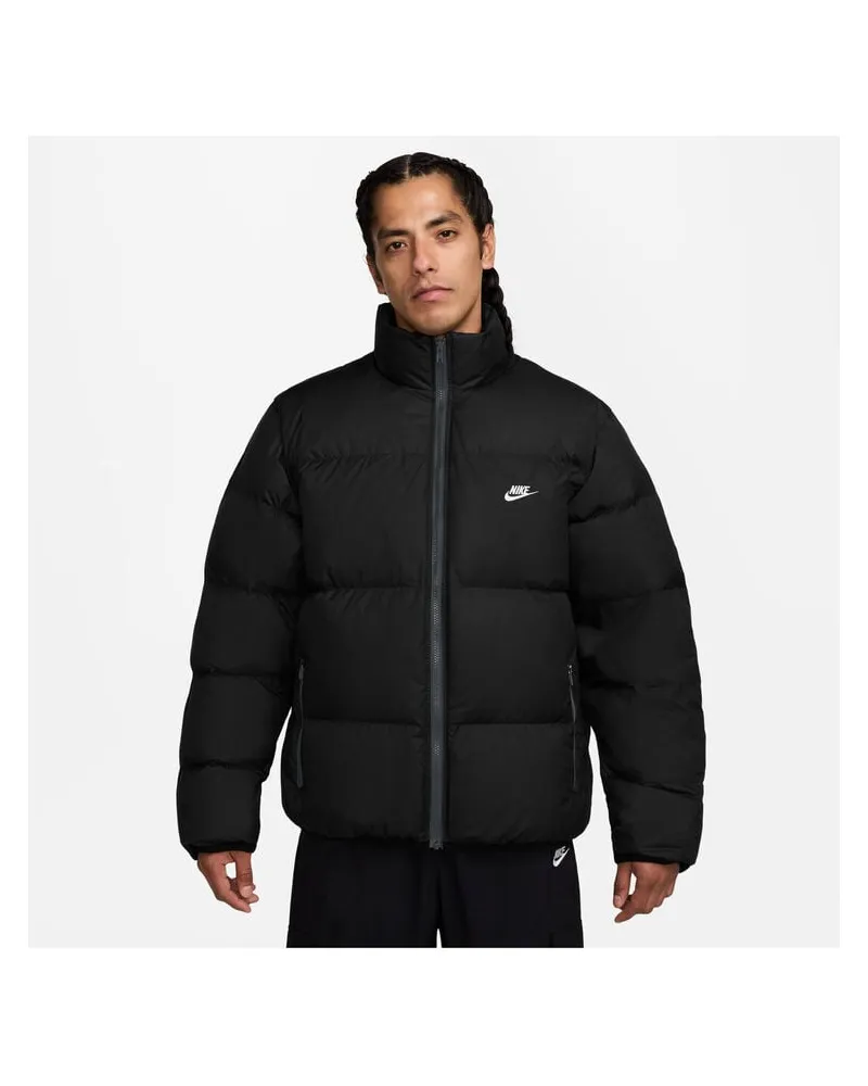 Nike Herren Daunenjacke CLUB PUFFER 550 Schwarz