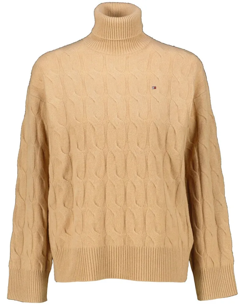 Tommy Hilfiger Damen Rollkragenpullover Camel