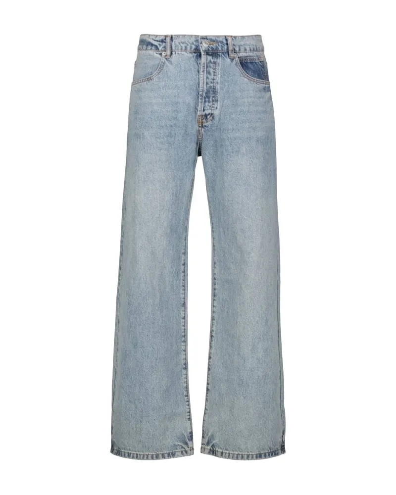 WRSTBHVR Herren Jeans MONTI Wide Leg Stoned