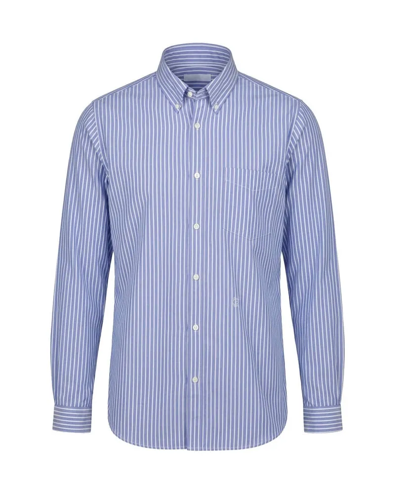 Closed Herren Hemd Regular Fit Marine