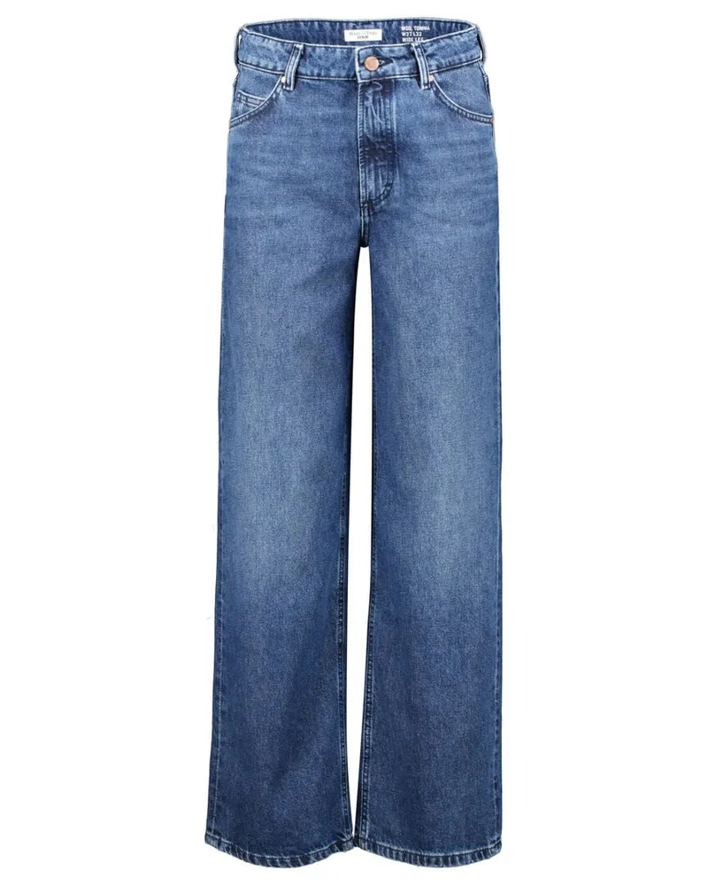 Marc O'Polo Damen Jeans Wide Leg Darkblue