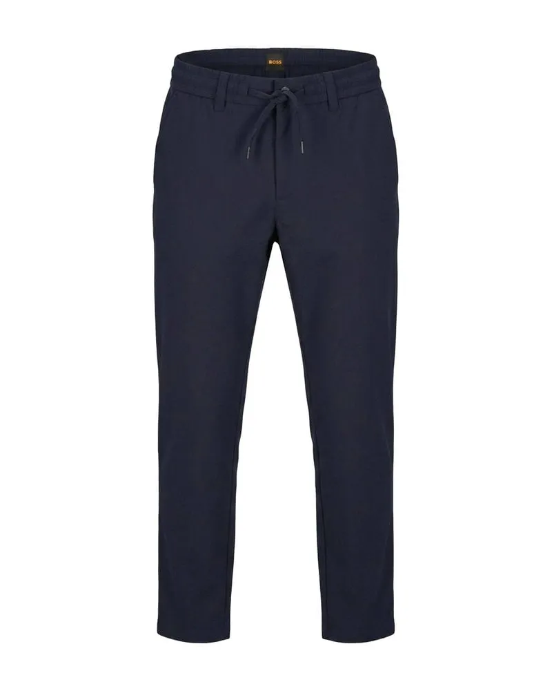HUGO BOSS Herren Chino Tapered Fit Navy