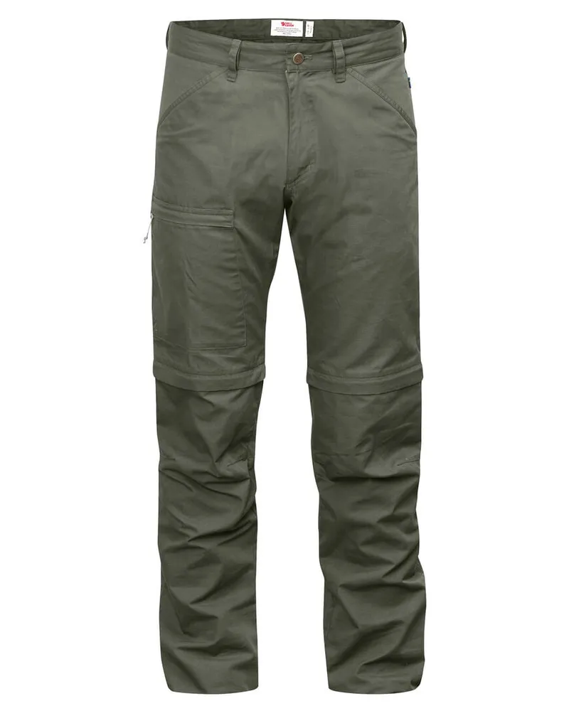 Fjäll Räven Herren Hose HIGH COAST TROUSERS ZIP OFF Grau