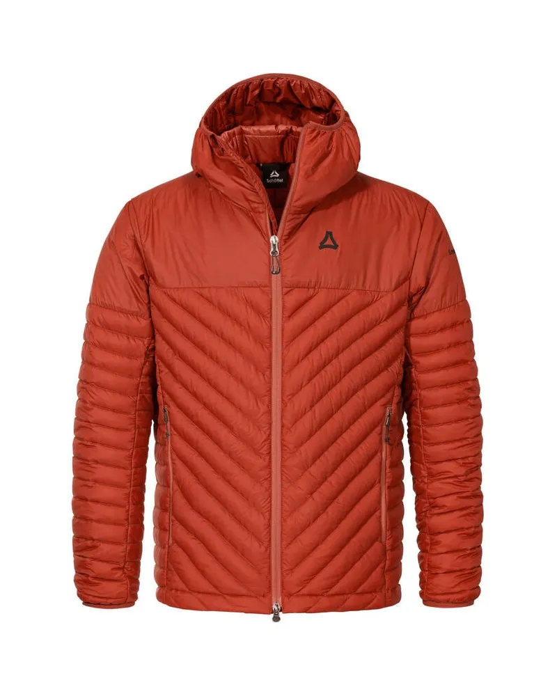 Schöffel Herren Daunenjacke mit Kapuze STYLE CASCATA Rost