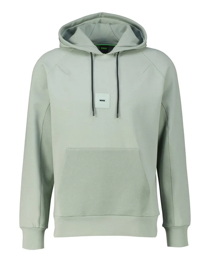 HUGO BOSS Herren Hoodie SOODY RIB Mint