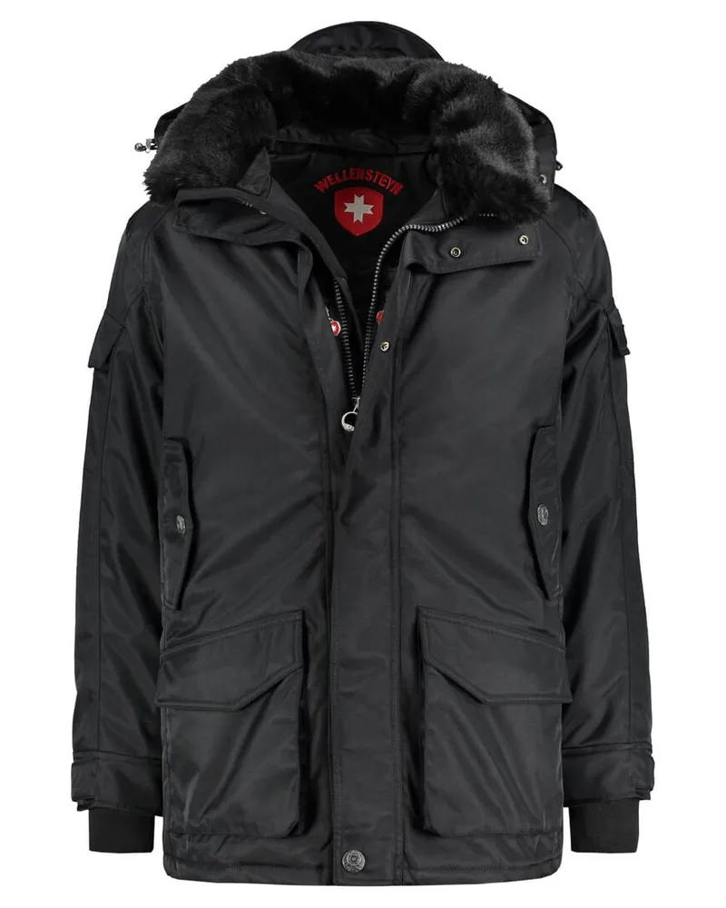 Wellensteyn Herren Winterkacke KODIAKS Schwarz