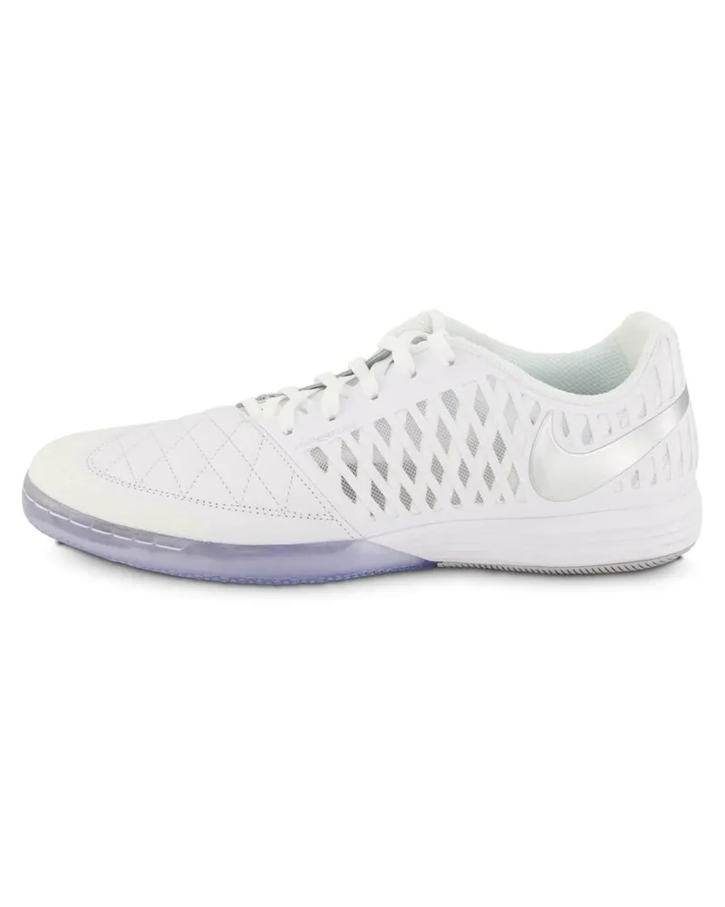 Nike Herren Fußballschuhe Halle LUNAR GATO II INDOOR Weiß