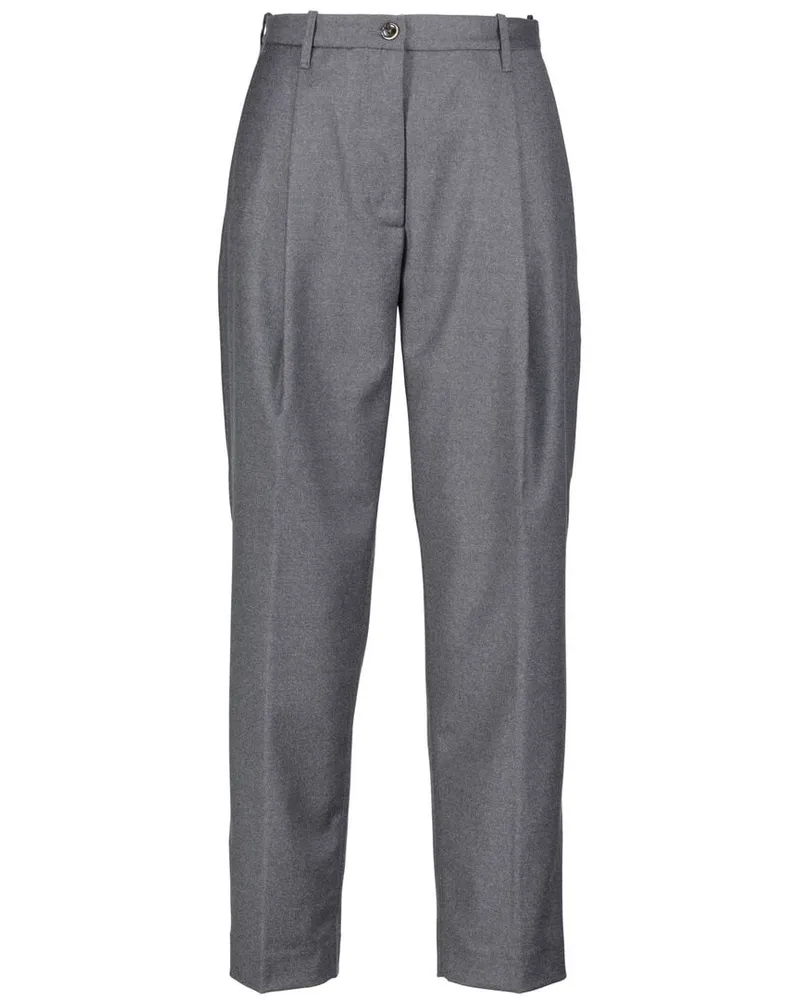 nine:inthe:morning Damen Bundfaltenhose JANIS Anthrazit