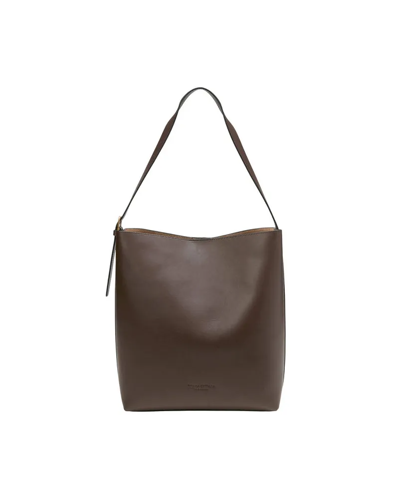 Marc O'Polo Damen Schultertasche HOBO BAG Grau