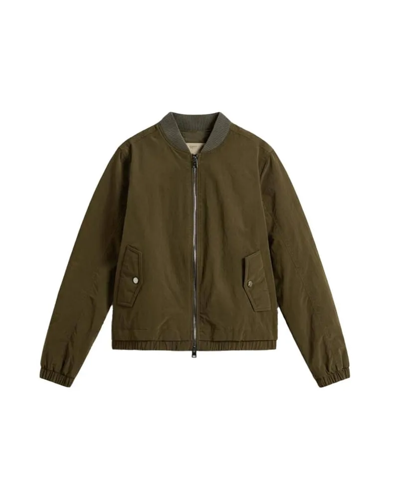 Woolrich Damen Blouson aus Peached Poly Oliv