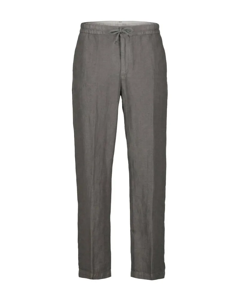 Alberto Herren Leinenhose LUIS Anthrazit