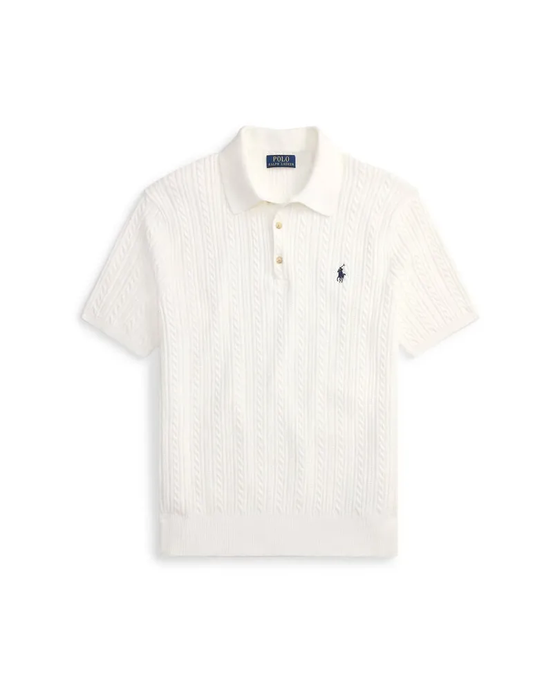 Ralph Lauren Herren Strickpolo Kobalt