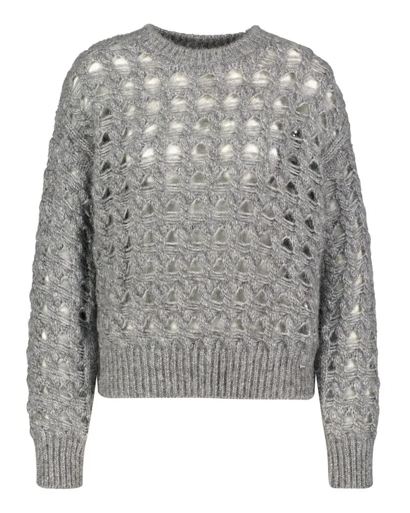 Herno Damen Pullover aus Alpaka-Mix Anthrazit