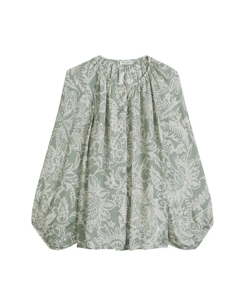 Marc O'Polo Damen Bluse Loose Fit Grün