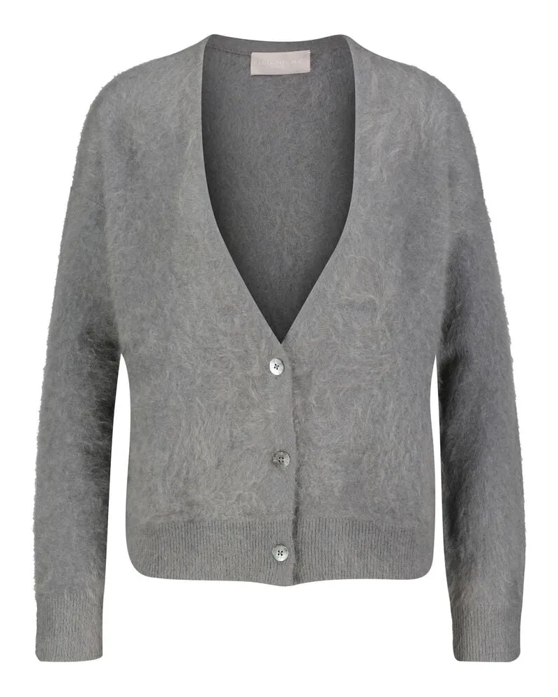 hemisphere Damen Strickjacke aus Kaschmir Grau