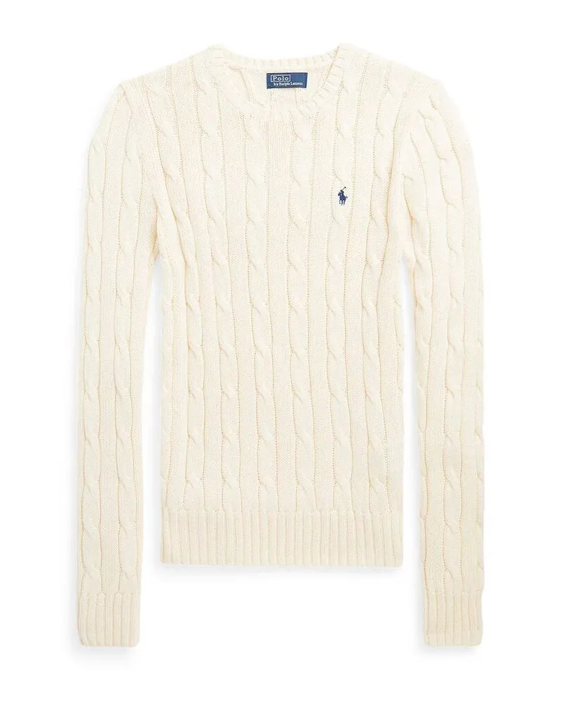 Ralph Lauren Damen Strickpullover Offwhite