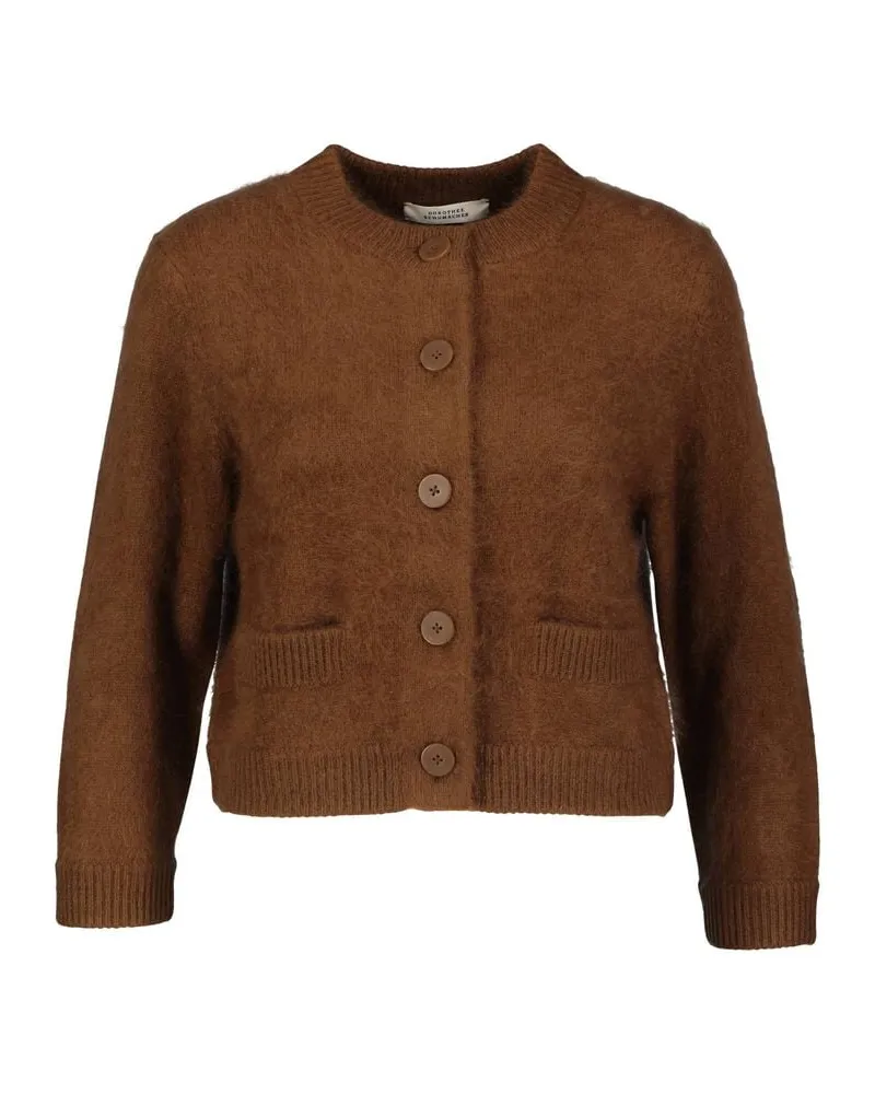 Dorothee Schumacher Damen Strickjacke FLUFFY STATEMENTS Braun