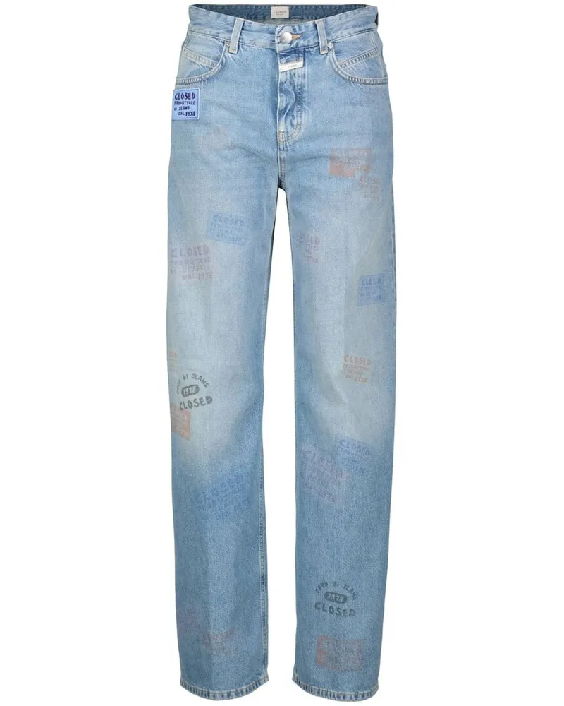Closed Damen Jeans NIKKA Wide Fit Stoned