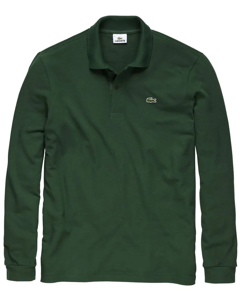 Lacoste Herren Poloshirt Langarm Grün