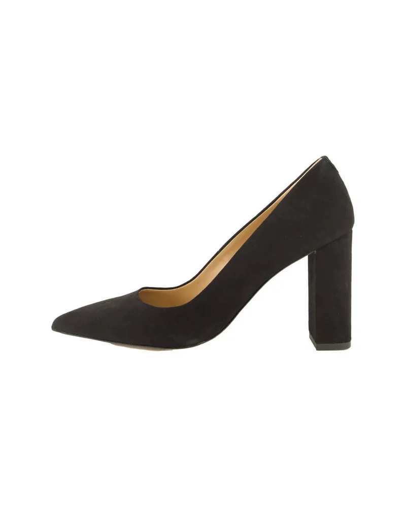 HUGO BOSS Damen Pumps aus Leder JANET_CHPUMP90_SD1 Schwarz