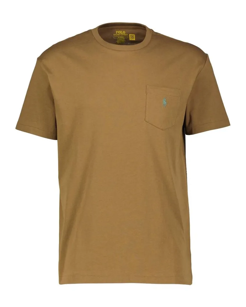 Ralph Lauren Herren T-Shirt Classic Fit Braun