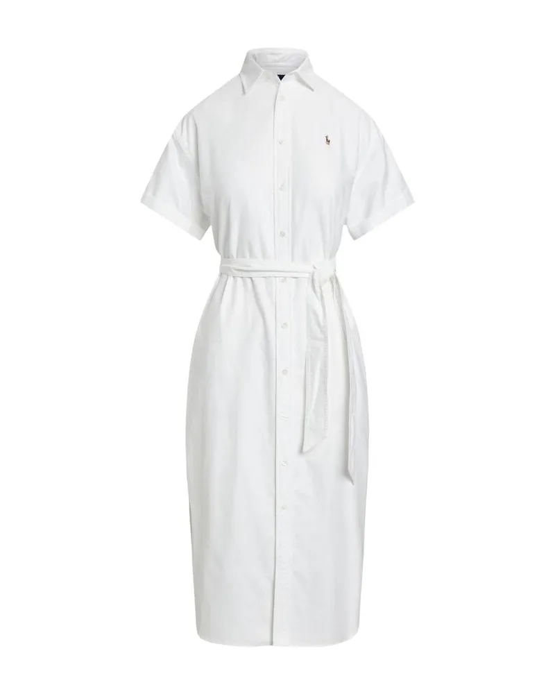 Ralph Lauren Damen Hemdblusenkleid Kurzarm Mehrfarbig