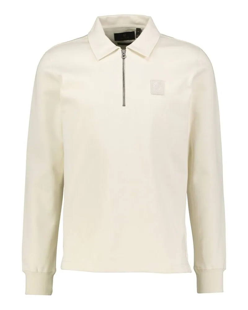 Belstaff Herren Sweatshirt mit Reißverschluss CURATOR Offwhite