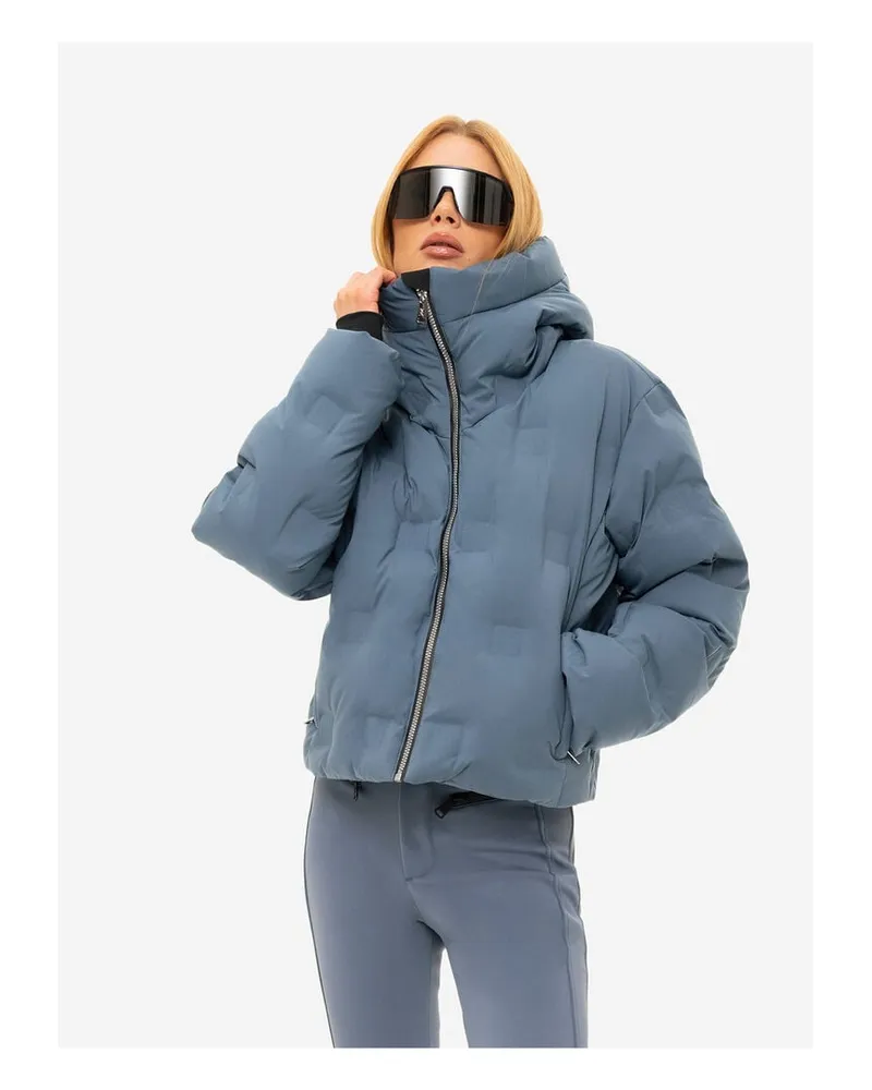 NIKKIE Damen Skijacke NEWPORT Rauchblau