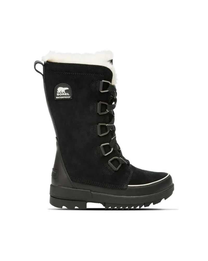 Sorel Damen Winterstiefel TORINO II TALL aus wasserdichtem Leder Schwarz