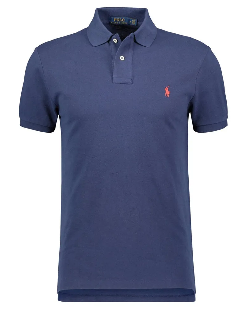 Ralph Lauren Herren Poloshirt Slim Fit Kurzarm Marine