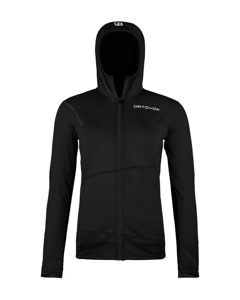 Ortovox Damen Jacke FLEECE LIGHT HOODY Athletic Fit Schwarz