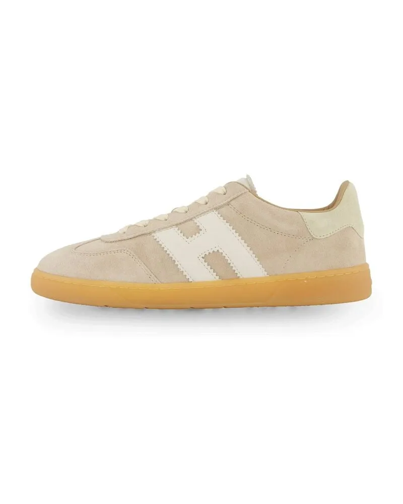 Hogan Damen Sneaker aus Veloursleder COOL Sand