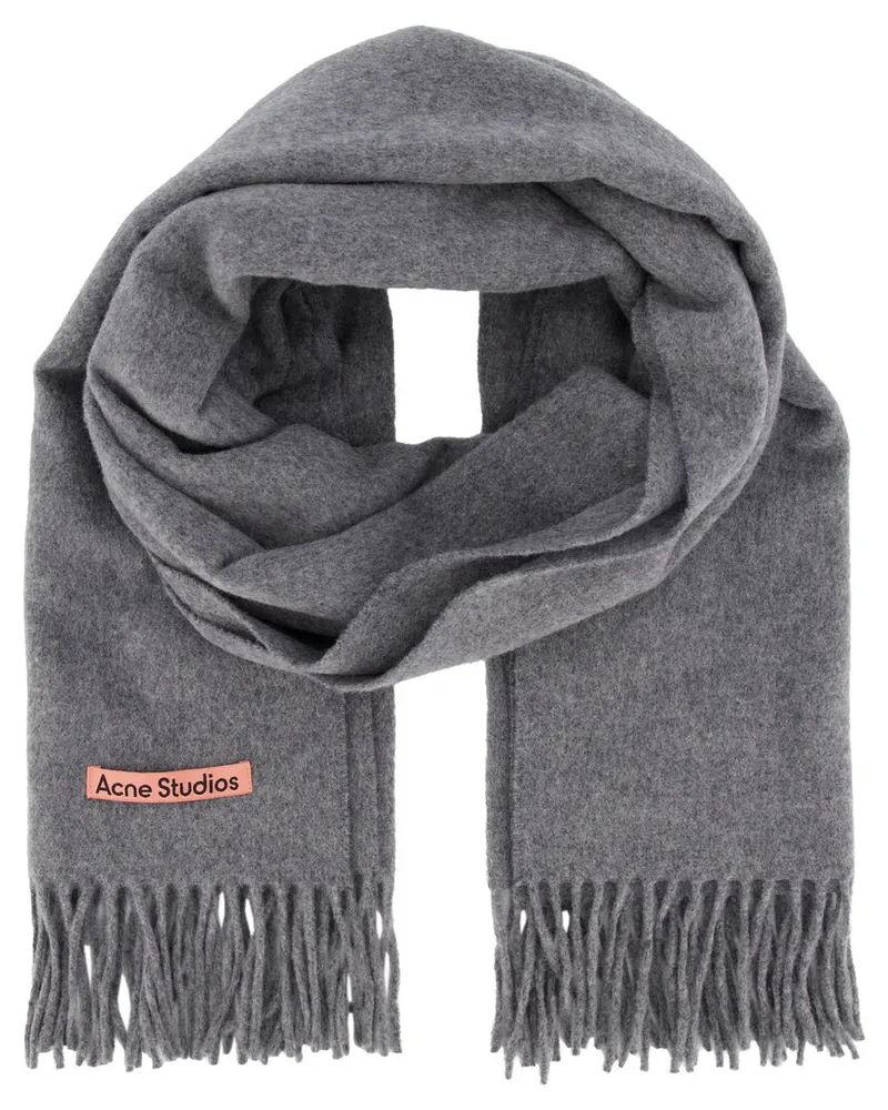 Acne Studios Damen Wollschal CANADA NEW RWS Grau