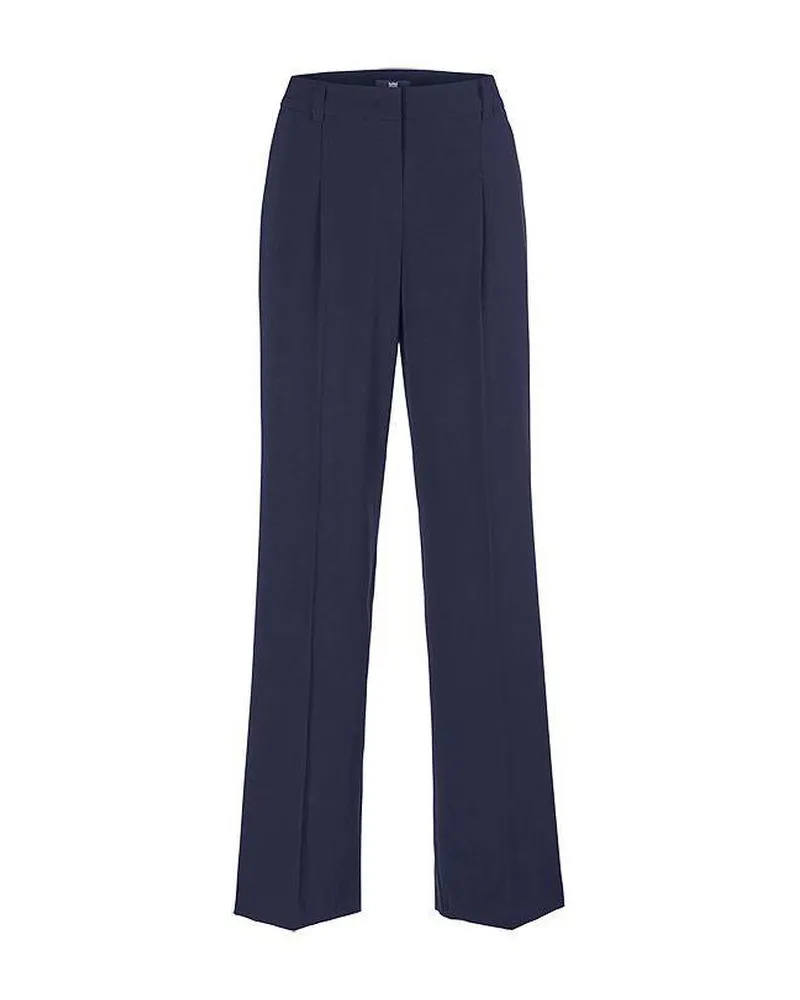 Riani Damen Hose Wide Fit Marine