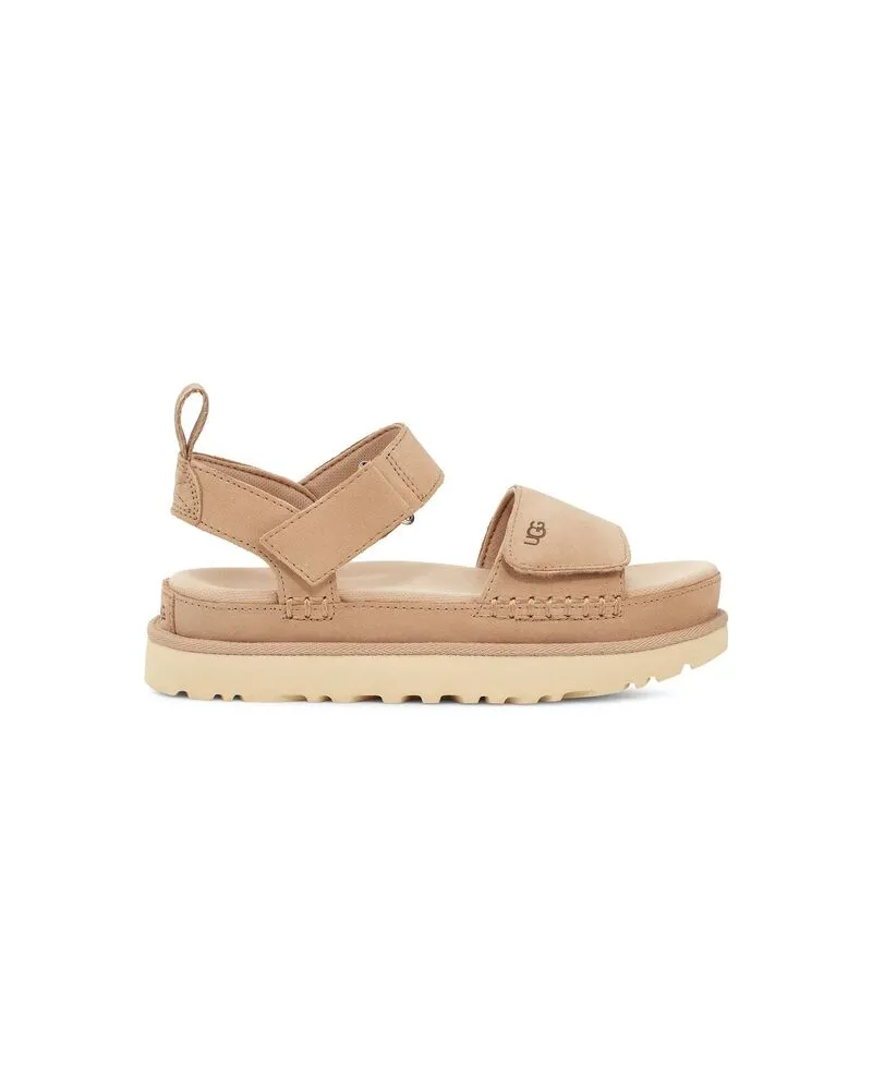 UGG Damen Sandalen GOLDENSTAR mit Leder Camel
