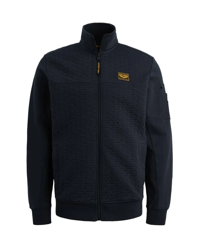PME Legend Herren Sweatjacke mit Stehkragen Blau
