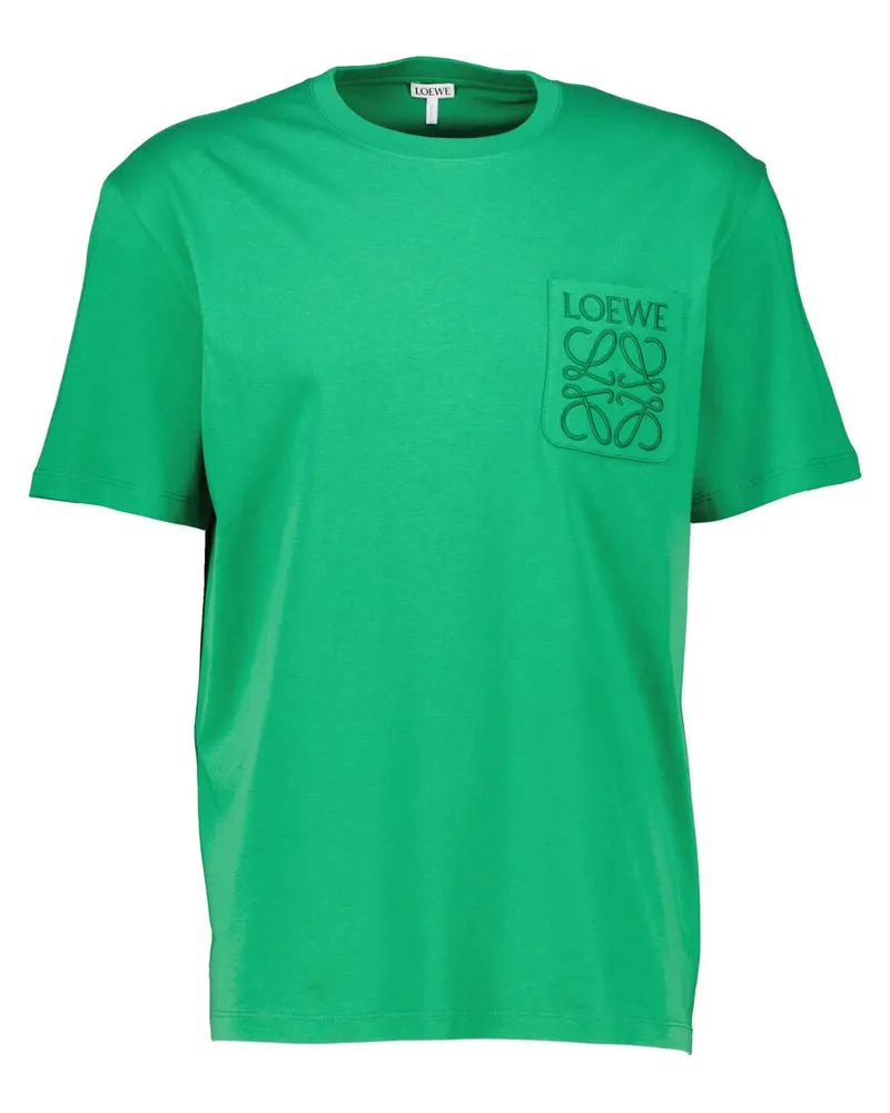 Loewe Herren T-Shirt Relaxed Fit Smaragd